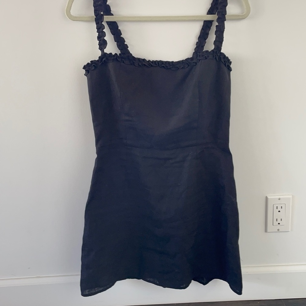 Reformation black dress